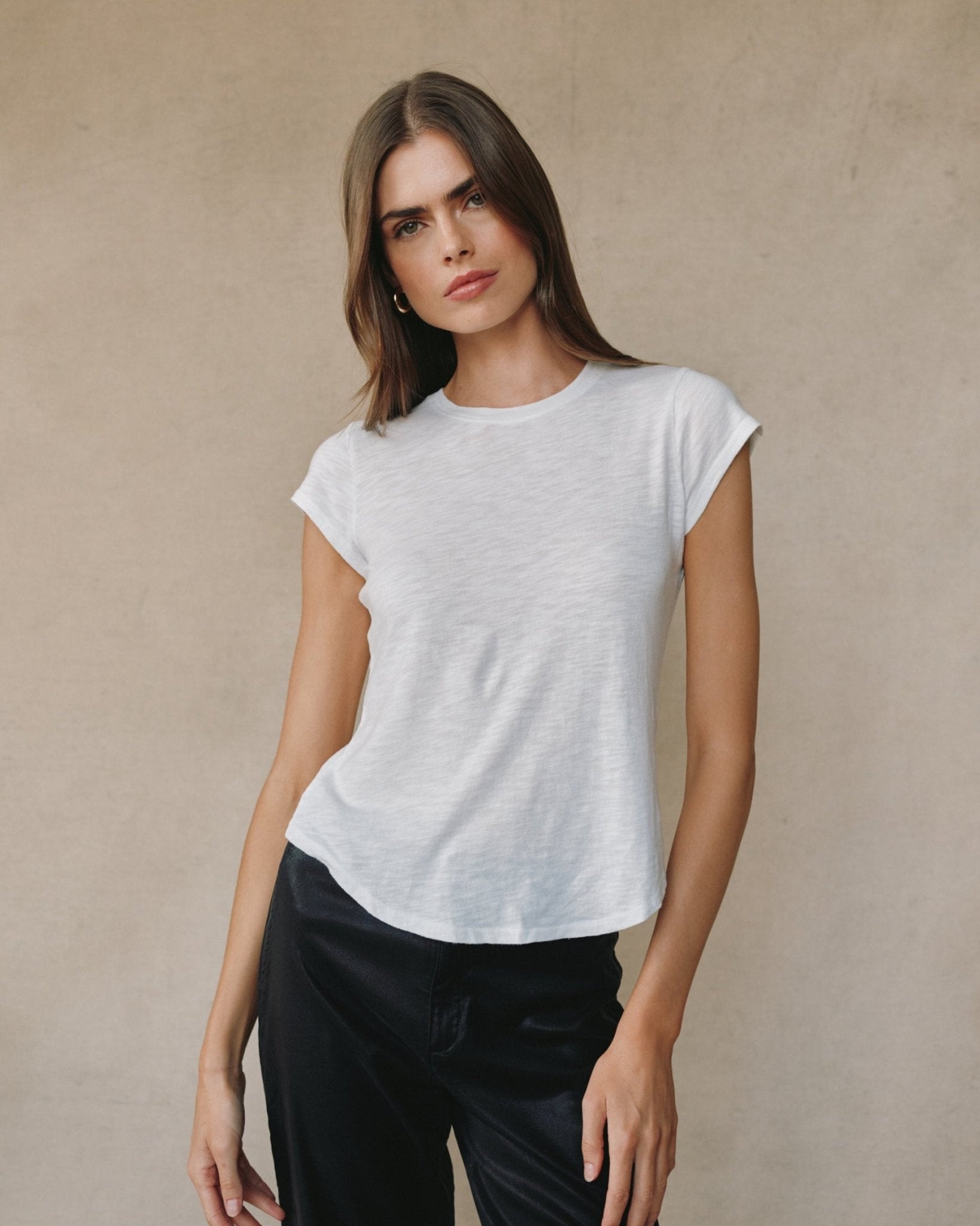 Baby Crew Tee - White