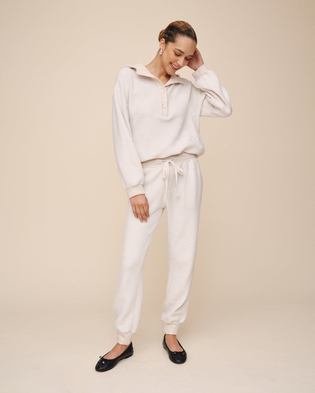 Contrast Sweatpant - Oatmeal