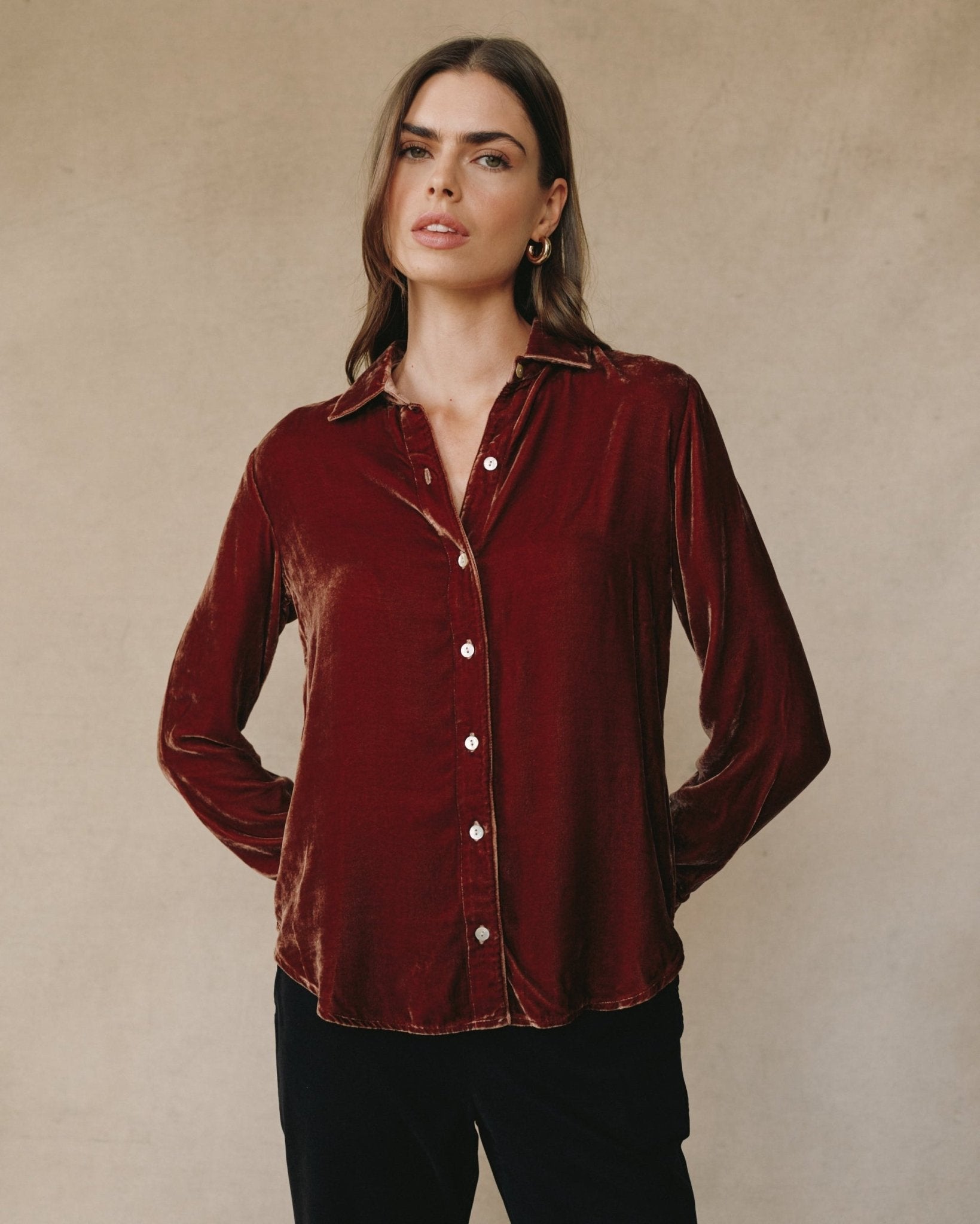 Long Sleeve Classic Shirt - Amber Honey