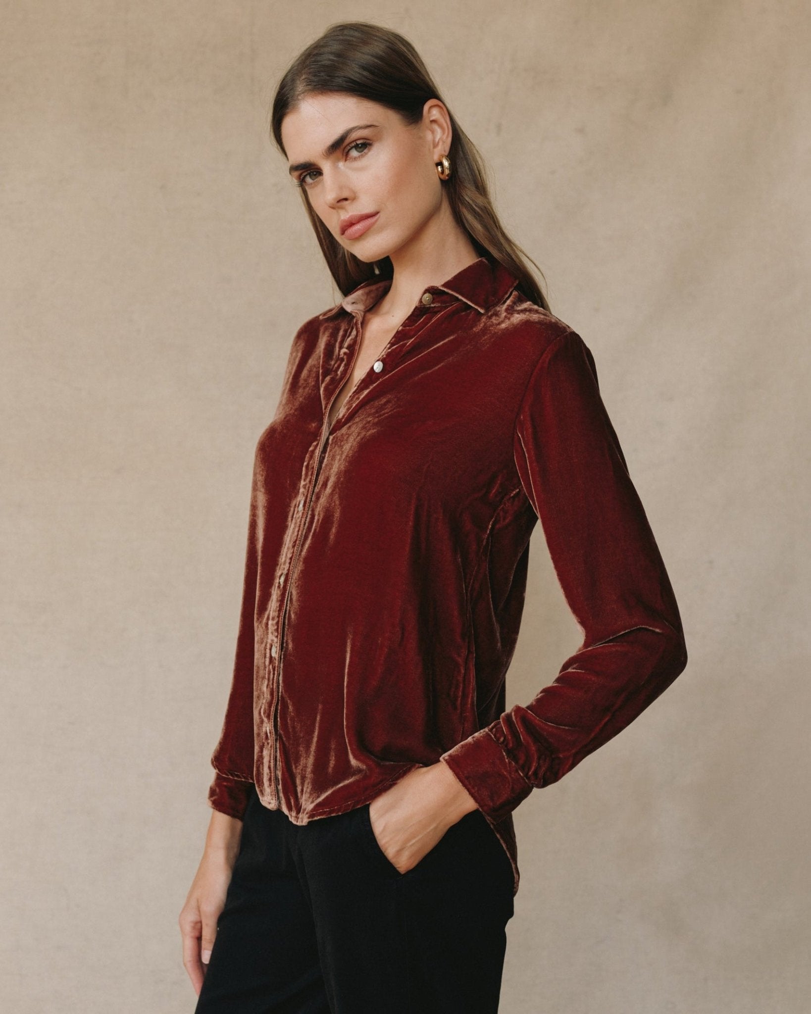 Long Sleeve Classic Shirt - Amber Honey