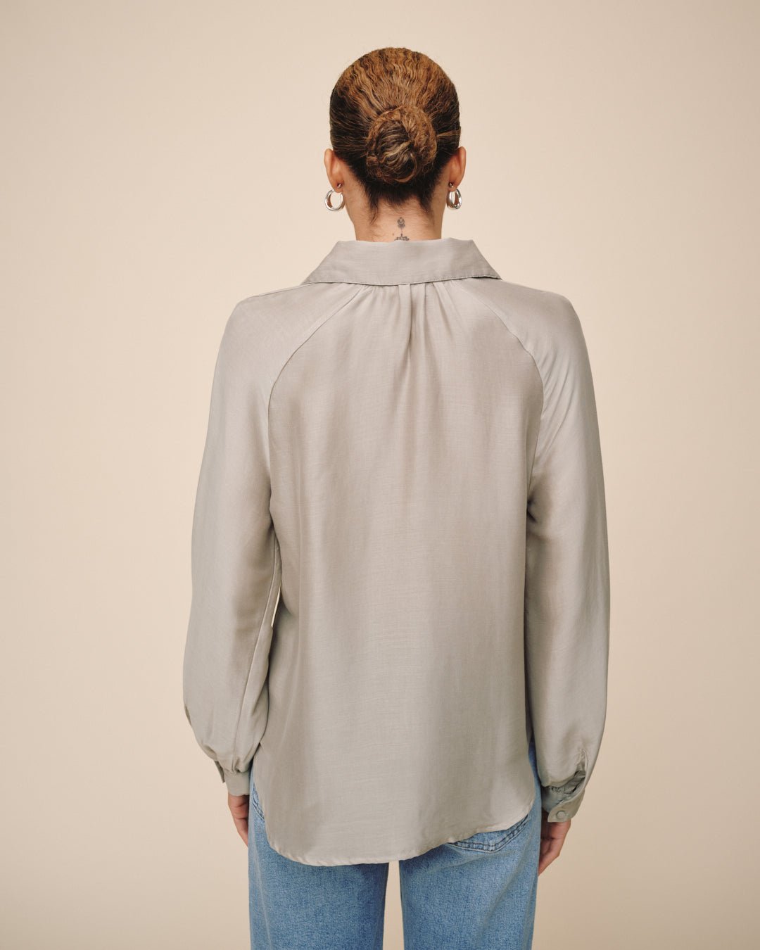 Long Sleeve Raglan Pullover - Soft Sage