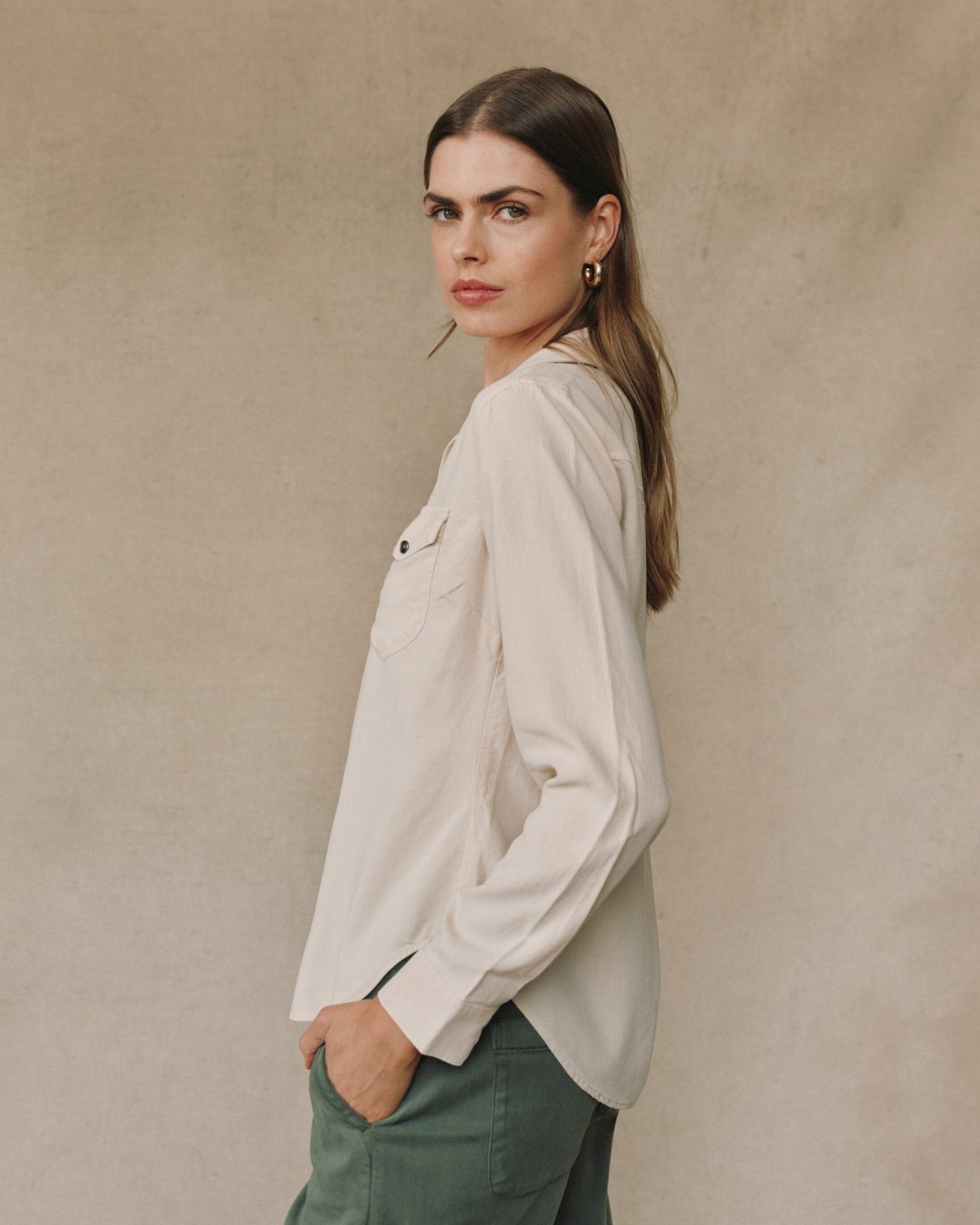 Western Shirt - Moon Stone