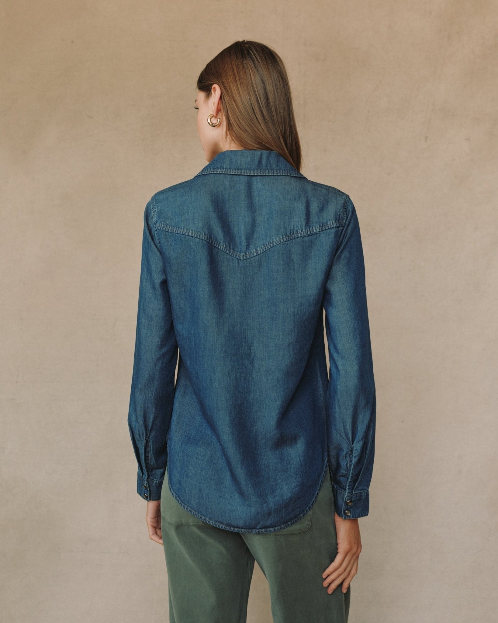 Western Shirt - Twilight Rinse Wash