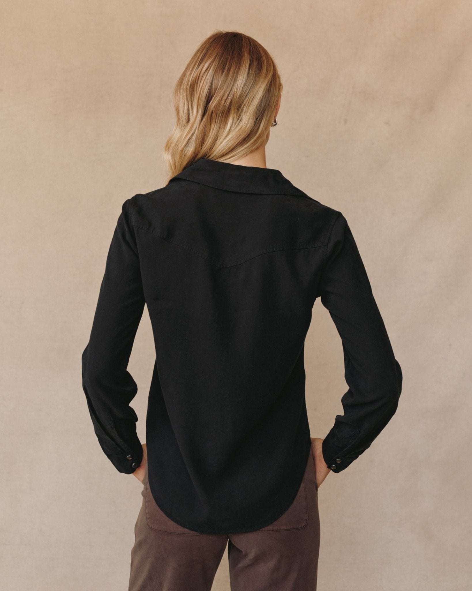 Western Shirt - Vintage Black